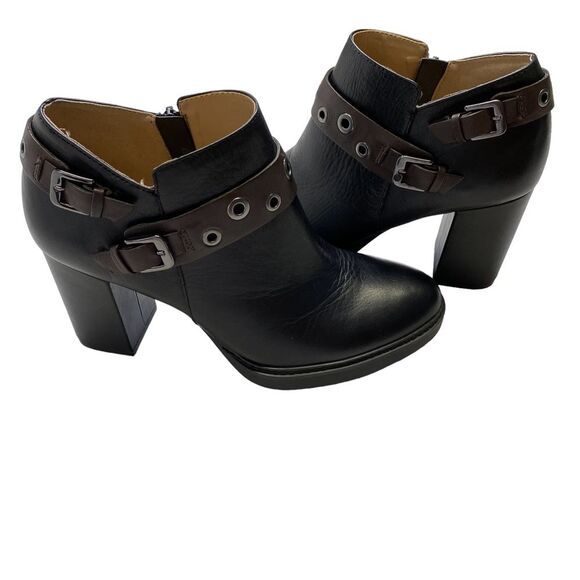 NWOT Naturalizer Women's Cassia Ankle Booties Platform Block Heel, Size 8.5 - Picture 1 of 6